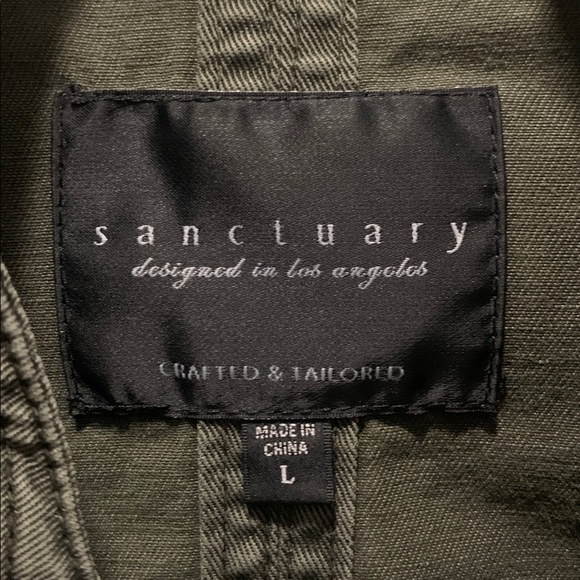 Sanctuary Dark Green Cargo Jacket - Picture 2 of 2